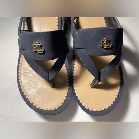 Ralph Lauren Plain Toe Rubber — Navy Size 9.5 - Picture 2 of 7